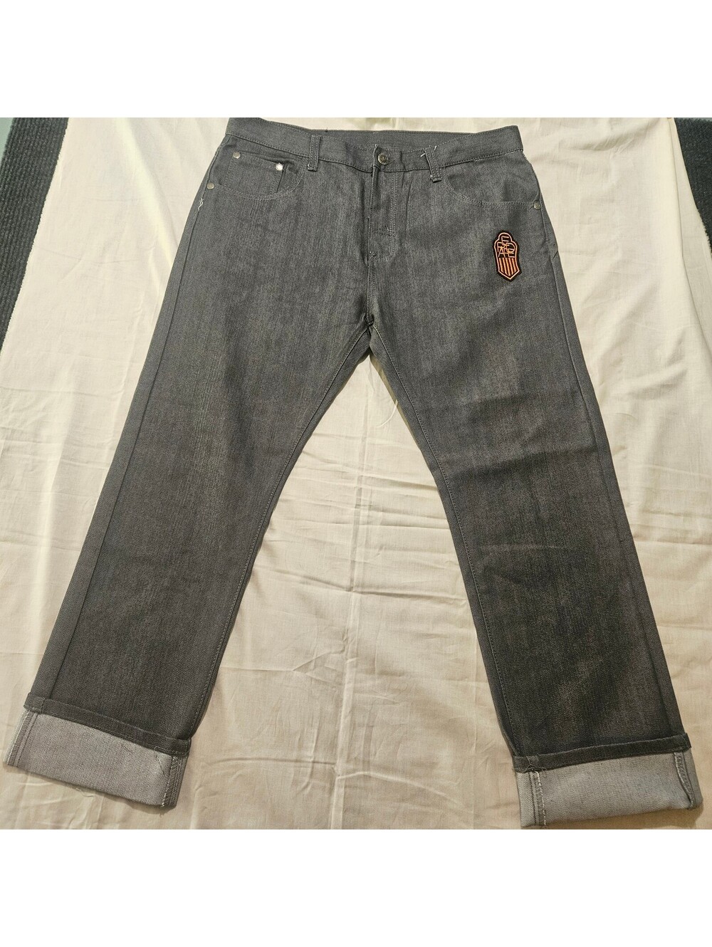 VTG Red Ape Jeans Mens SZ 40 Black Baggy Skater Denim Y2K Streetwear Hip Hop